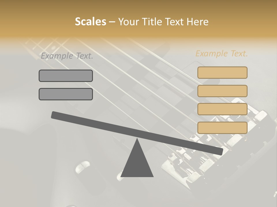 String Instrument Studio Melody PowerPoint Template