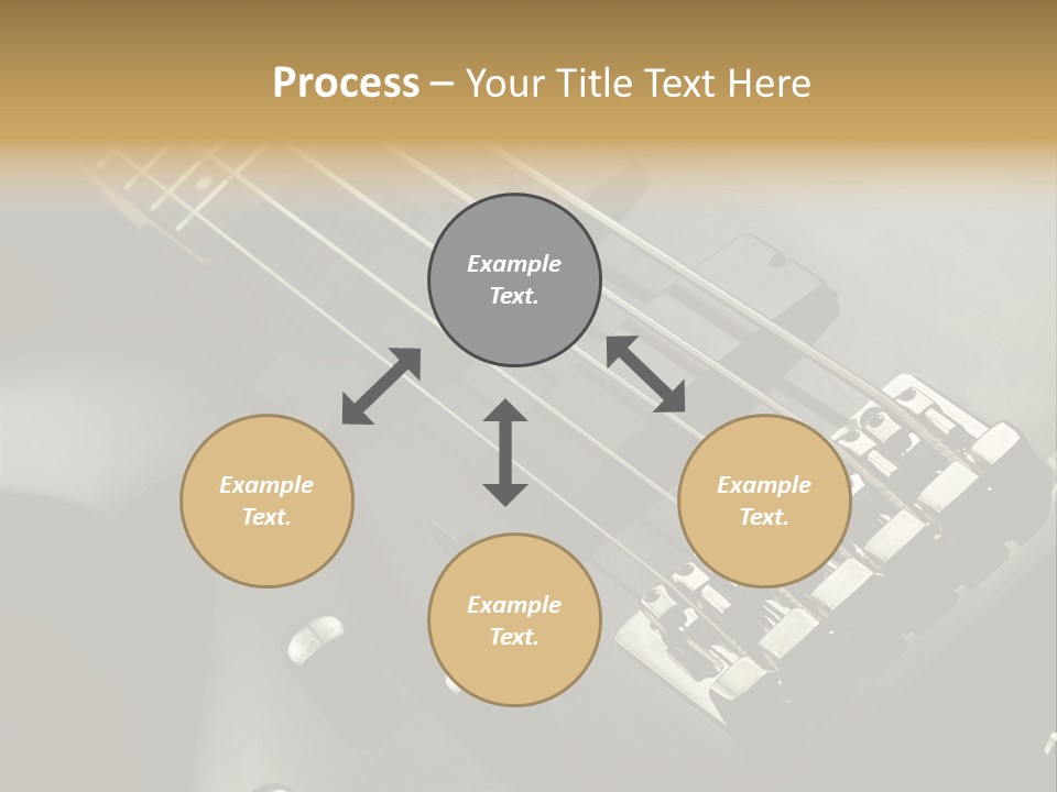 String Instrument Studio Melody PowerPoint Template