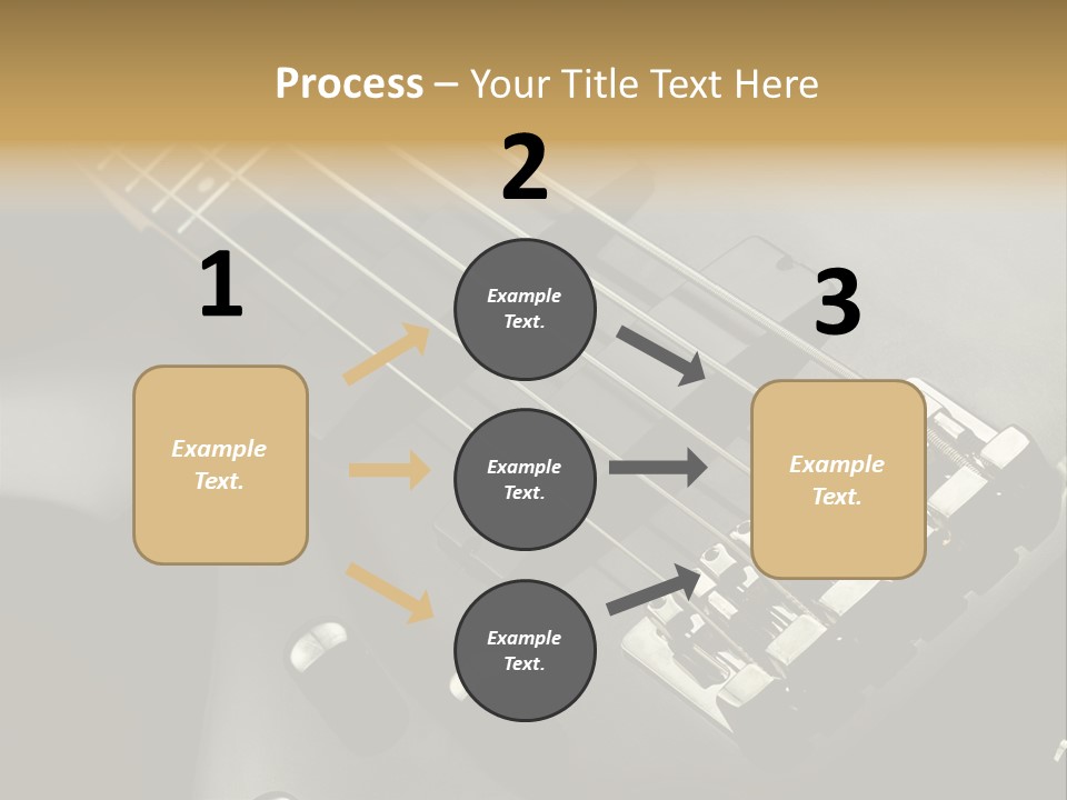 String Instrument Studio Melody PowerPoint Template