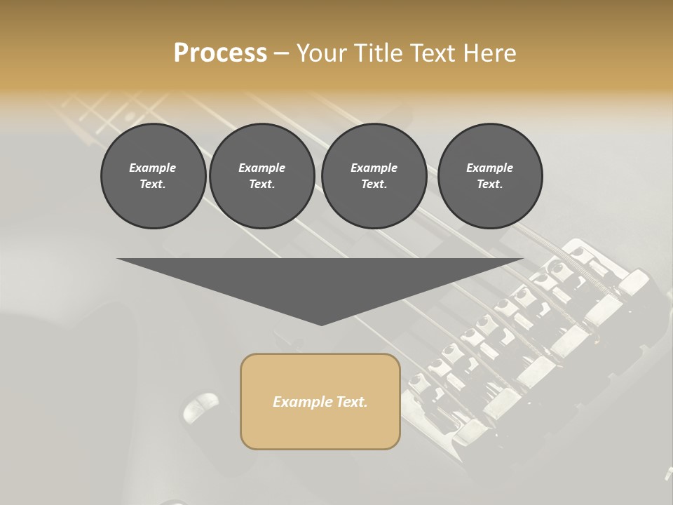 String Instrument Studio Melody PowerPoint Template