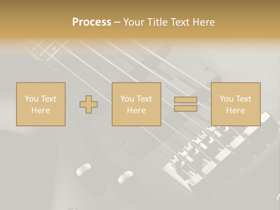 String Instrument Studio Melody PowerPoint Template
