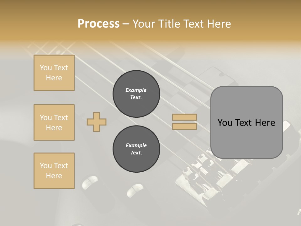 String Instrument Studio Melody PowerPoint Template