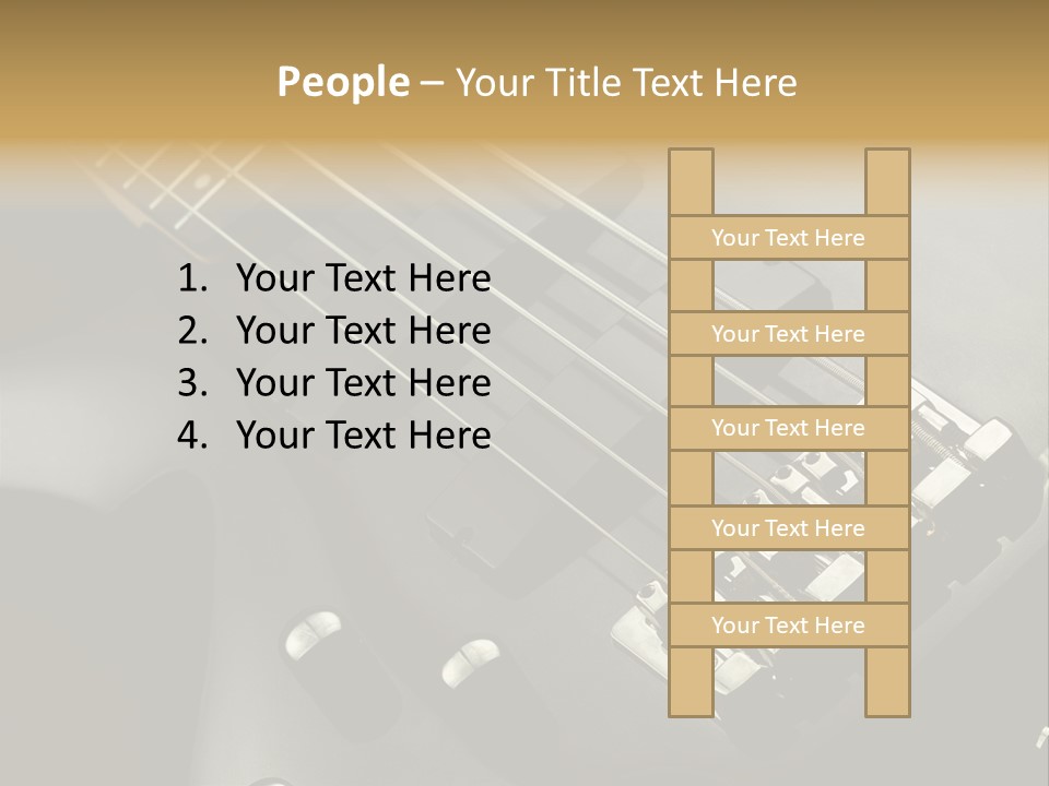 String Instrument Studio Melody PowerPoint Template