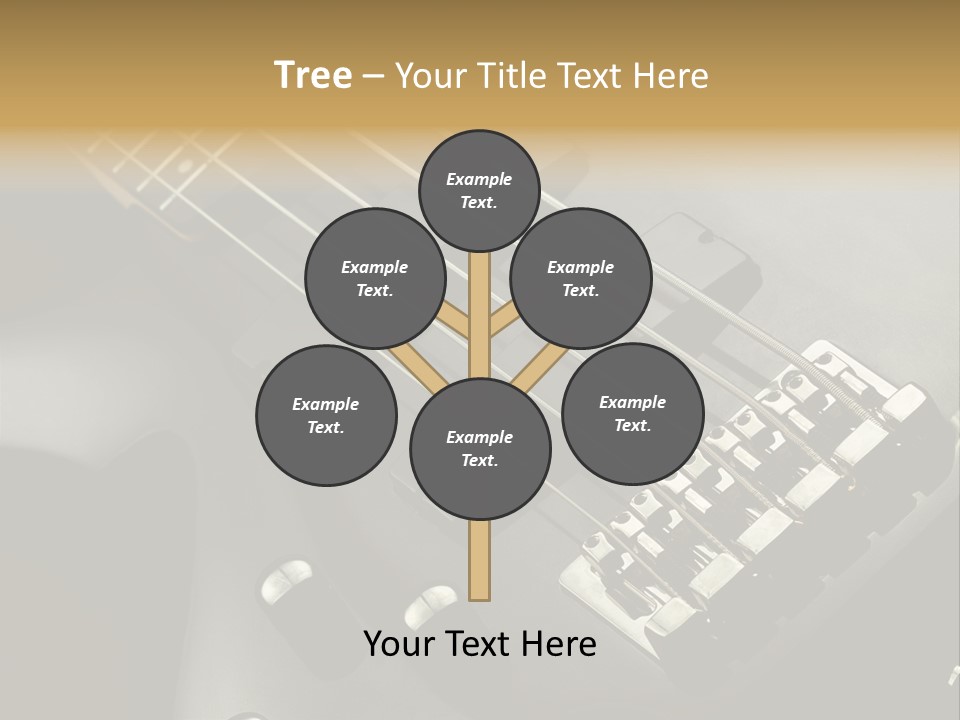 String Instrument Studio Melody PowerPoint Template