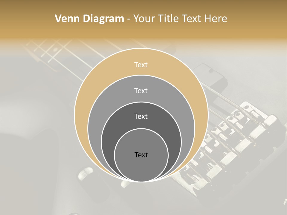 String Instrument Studio Melody PowerPoint Template