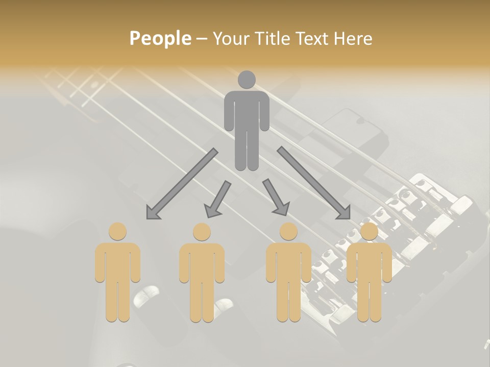 String Instrument Studio Melody PowerPoint Template