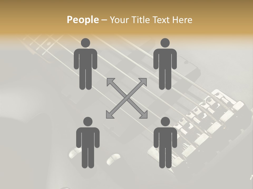 String Instrument Studio Melody PowerPoint Template