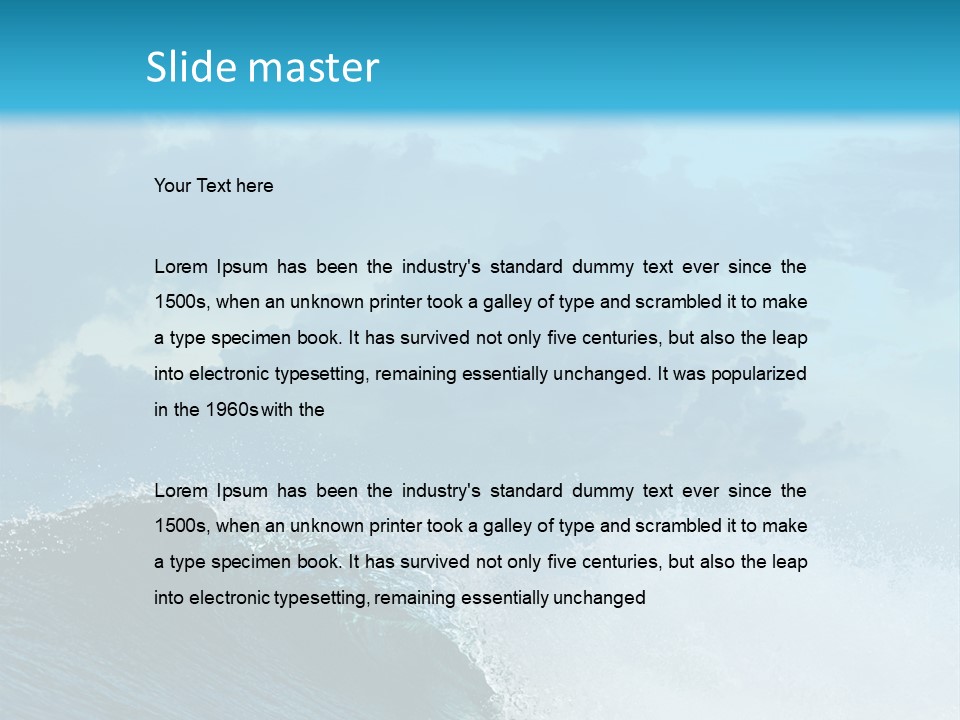 Photo By Vitalily Sokol Idyllic Summer PowerPoint Template