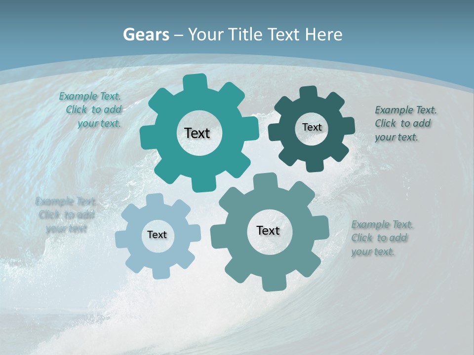 Spray High Reflection PowerPoint Template