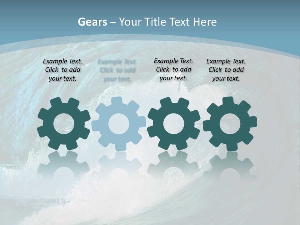 Spray High Reflection PowerPoint Template