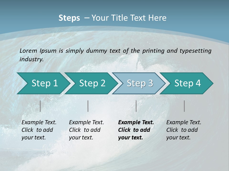 Spray High Reflection PowerPoint Template