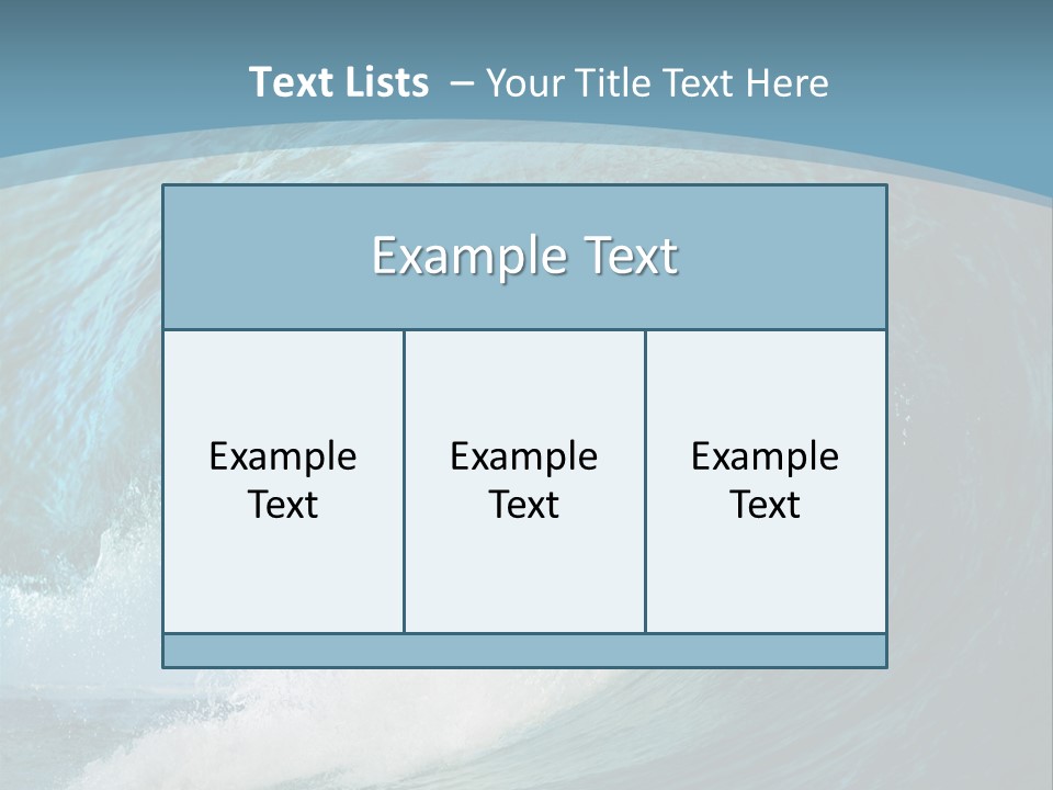 Spray High Reflection PowerPoint Template