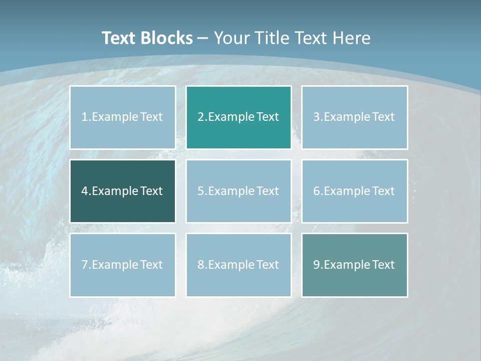 Spray High Reflection PowerPoint Template