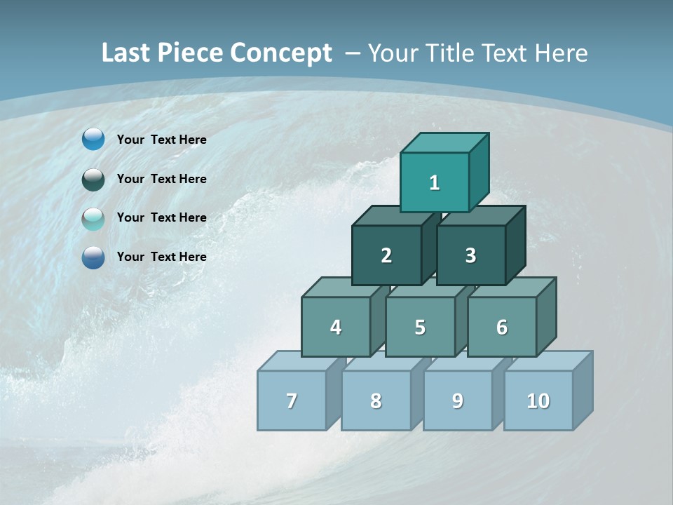 Spray High Reflection PowerPoint Template