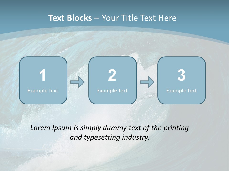 Spray High Reflection PowerPoint Template