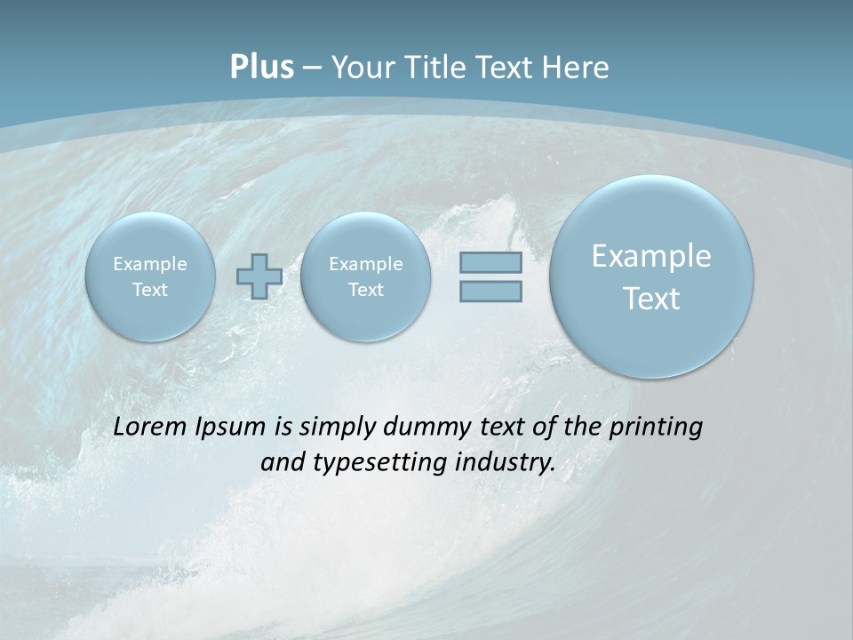 Spray High Reflection PowerPoint Template