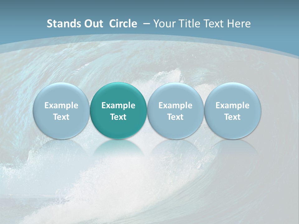 Spray High Reflection PowerPoint Template