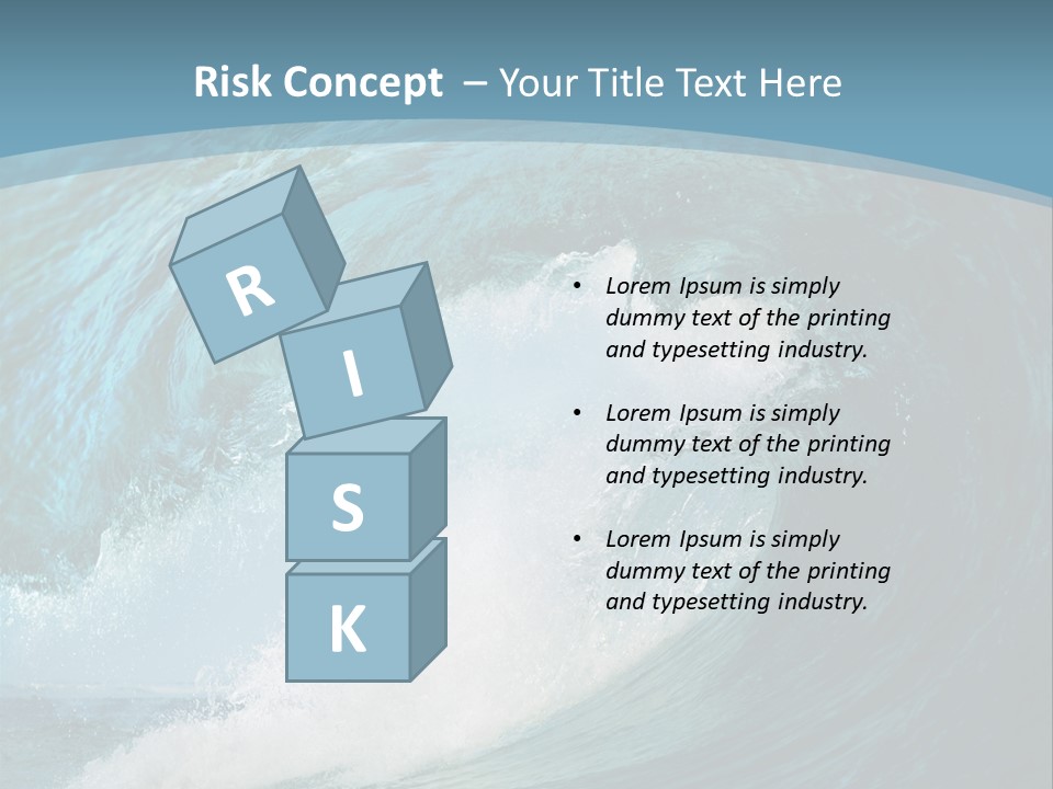 Spray High Reflection PowerPoint Template