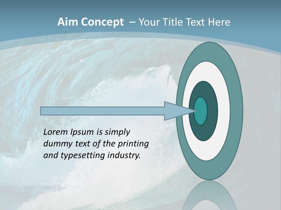 Spray High Reflection PowerPoint Template