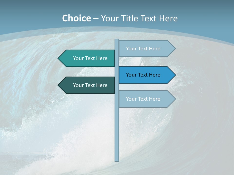 Spray High Reflection PowerPoint Template