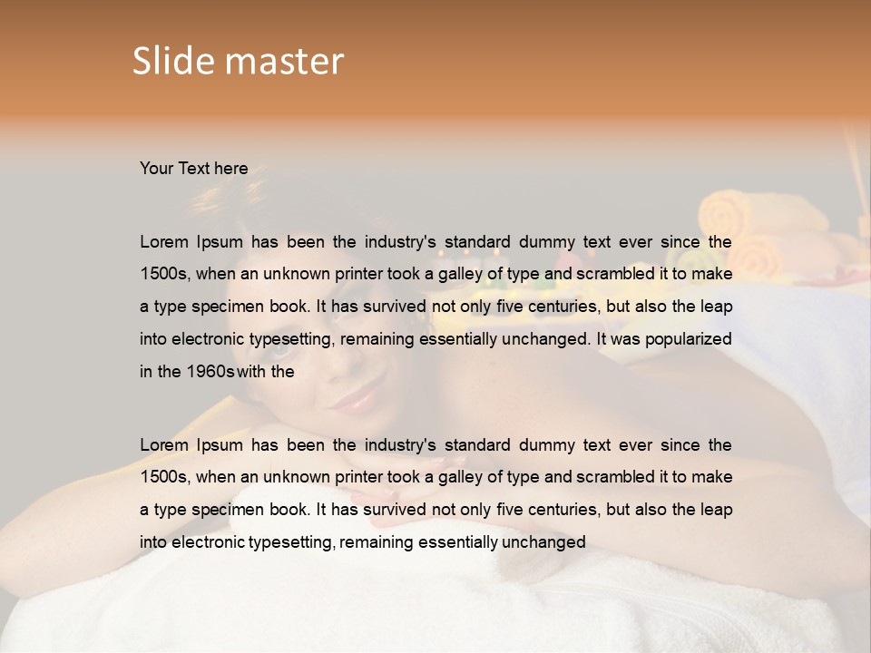 Background Dark Beauty PowerPoint Template