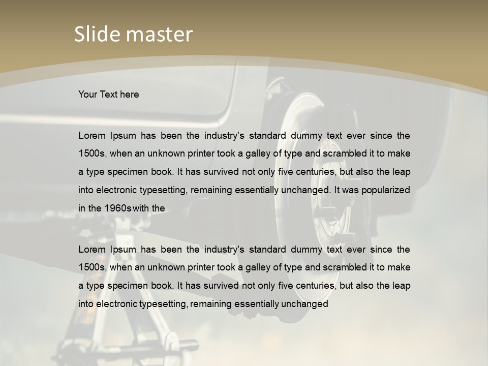 Grey Business Check PowerPoint Template