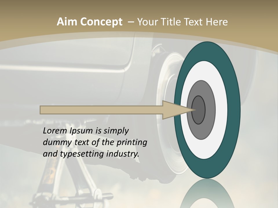 Grey Business Check PowerPoint Template
