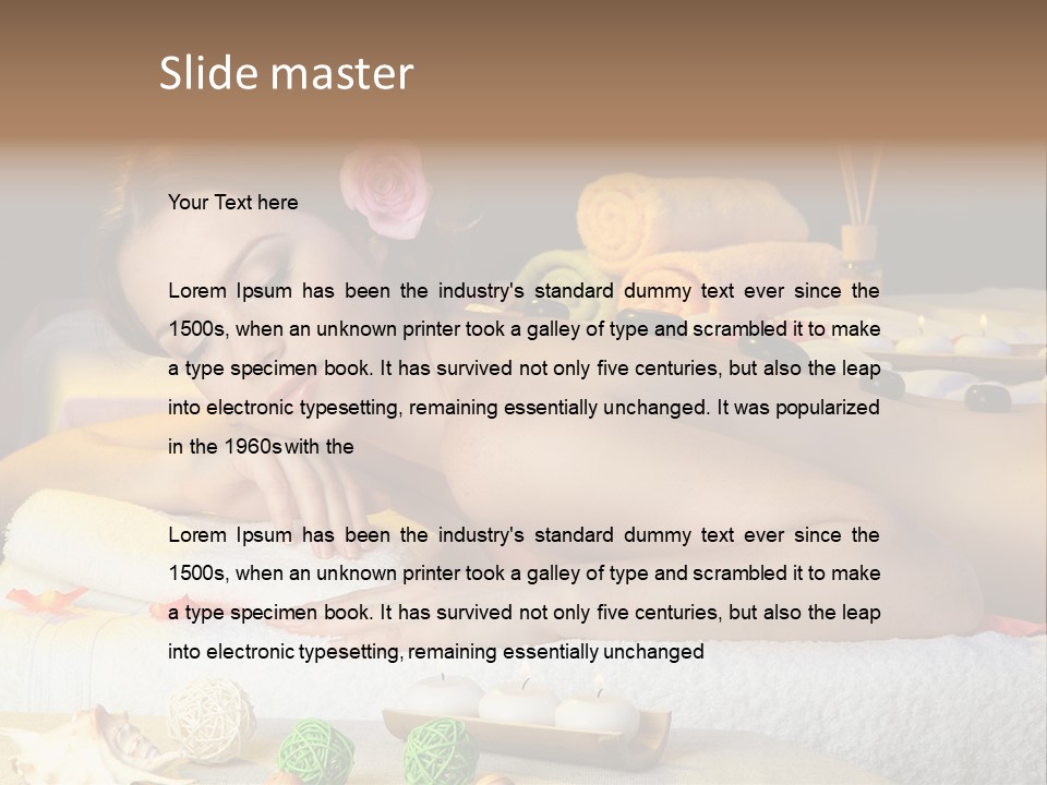 Young Skin Therapy PowerPoint Template