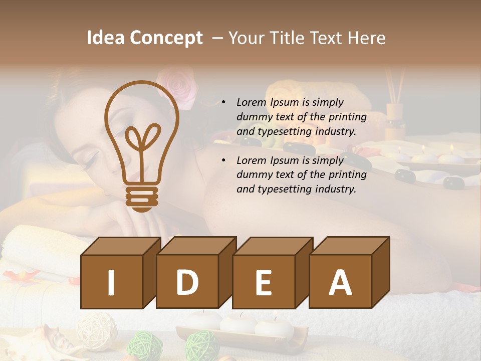 Young Skin Therapy PowerPoint Template