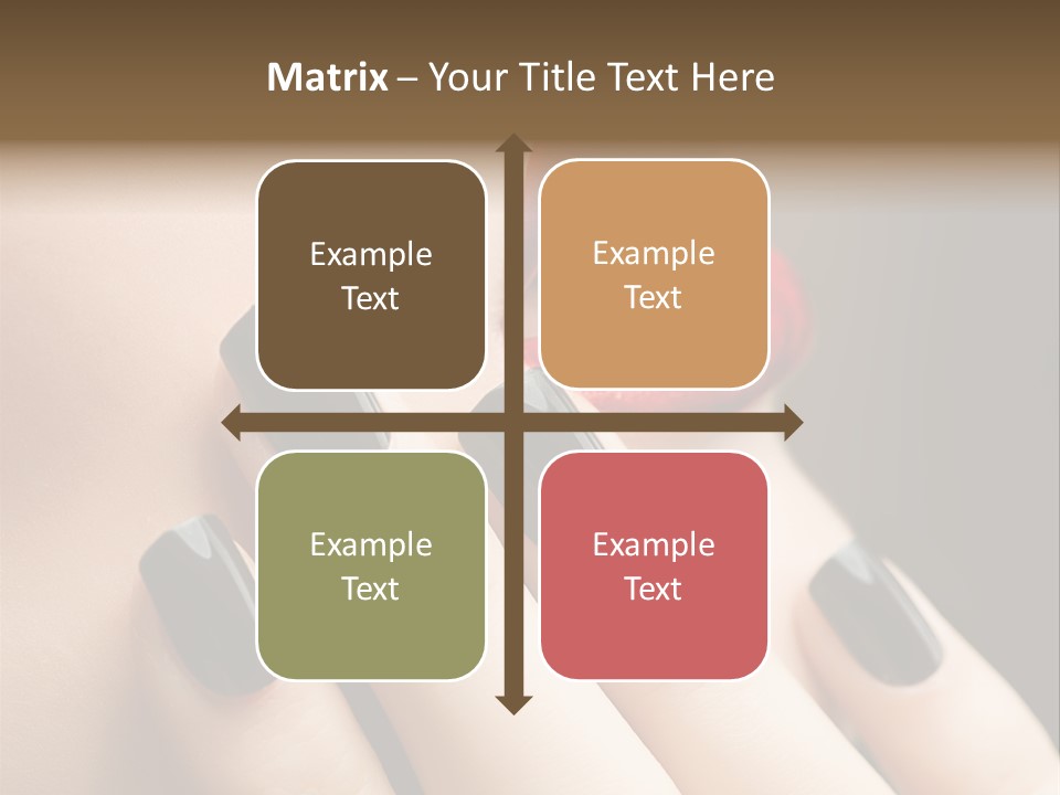 Glamour Bright Mouth PowerPoint Template