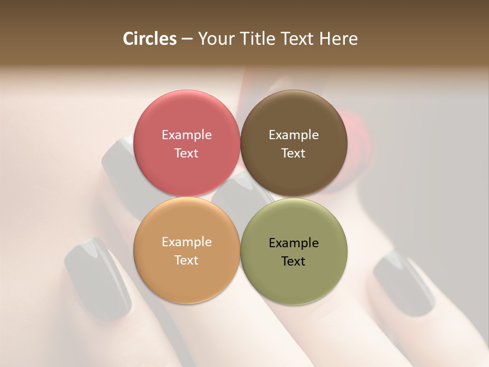 Glamour Bright Mouth PowerPoint Template