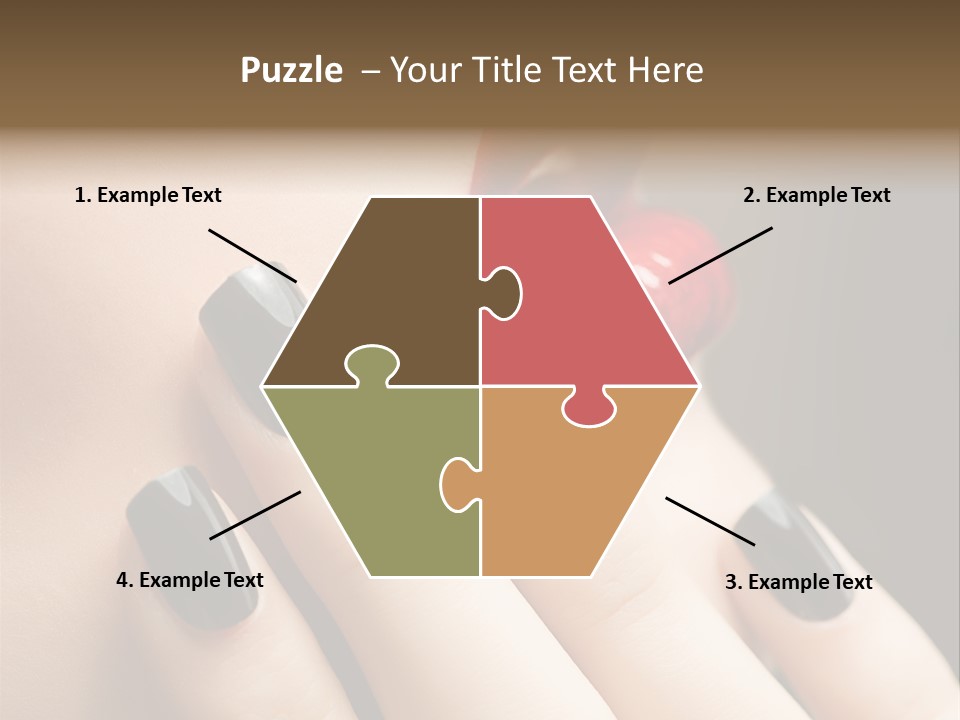 Glamour Bright Mouth PowerPoint Template