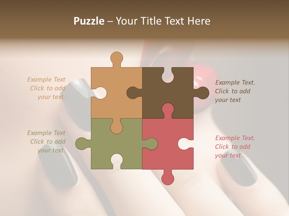 Glamour Bright Mouth PowerPoint Template