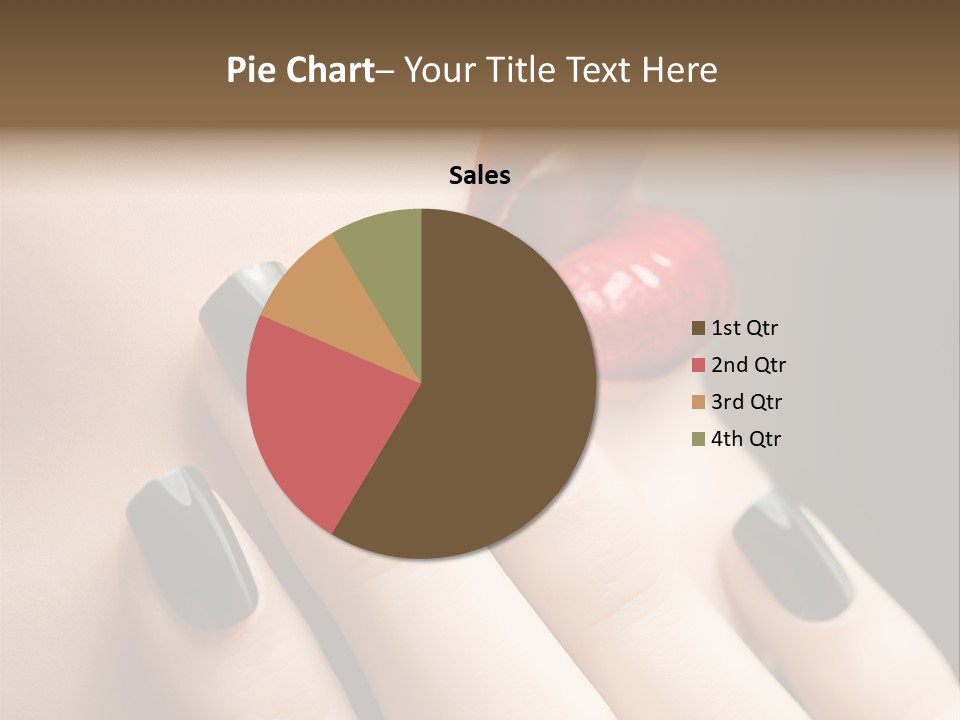 Glamour Bright Mouth PowerPoint Template