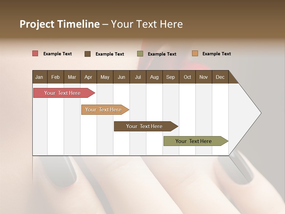 Glamour Bright Mouth PowerPoint Template