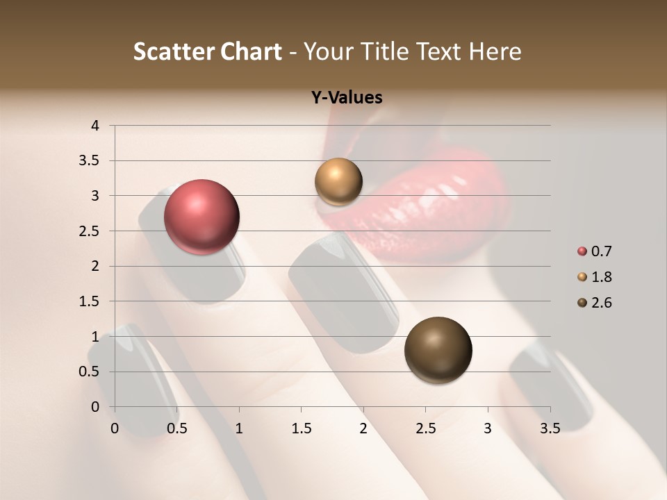 Glamour Bright Mouth PowerPoint Template