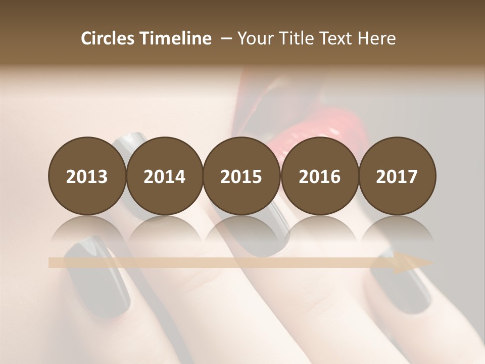 Glamour Bright Mouth PowerPoint Template