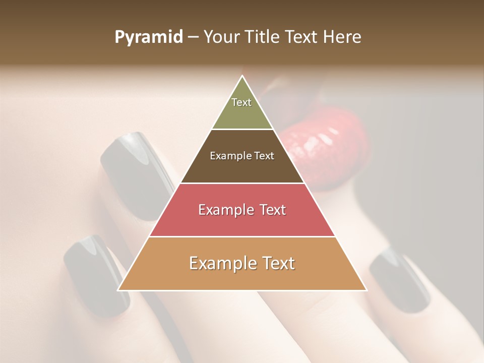 Glamour Bright Mouth PowerPoint Template