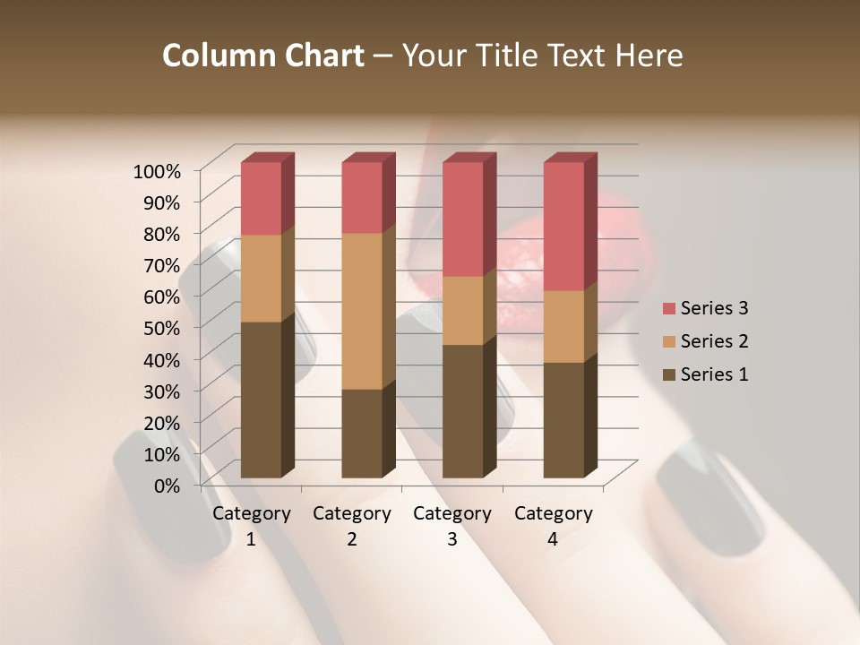 Glamour Bright Mouth PowerPoint Template