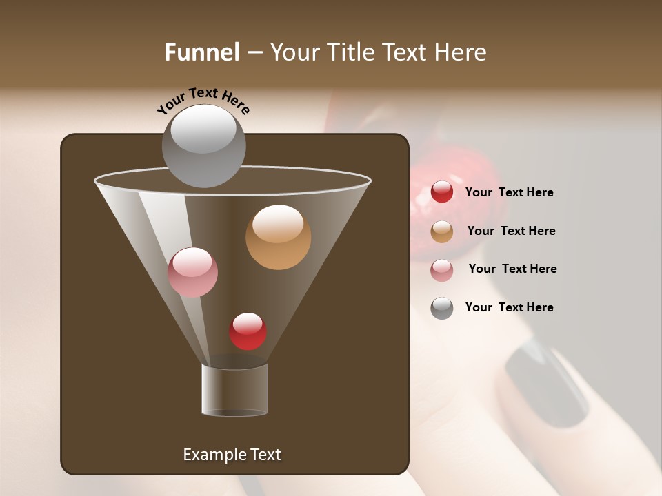 Glamour Bright Mouth PowerPoint Template