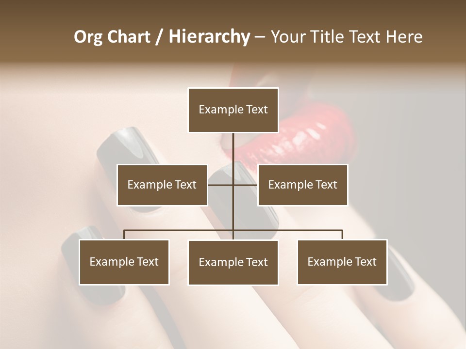 Glamour Bright Mouth PowerPoint Template