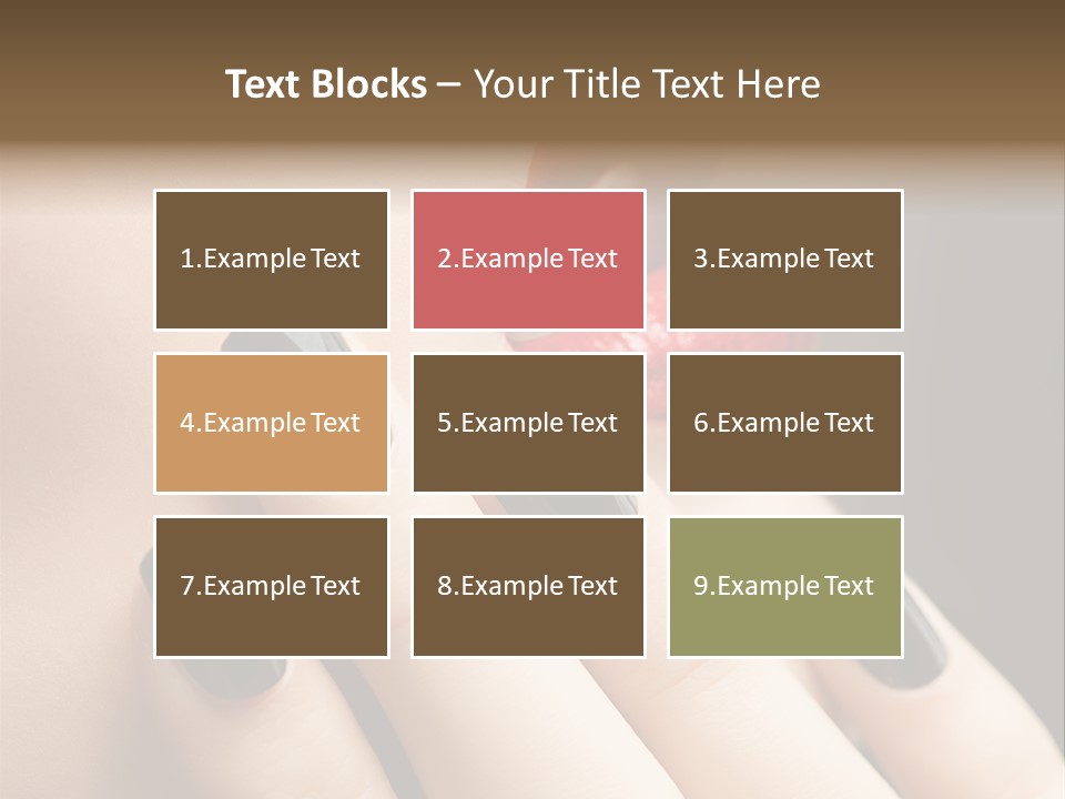 Glamour Bright Mouth PowerPoint Template