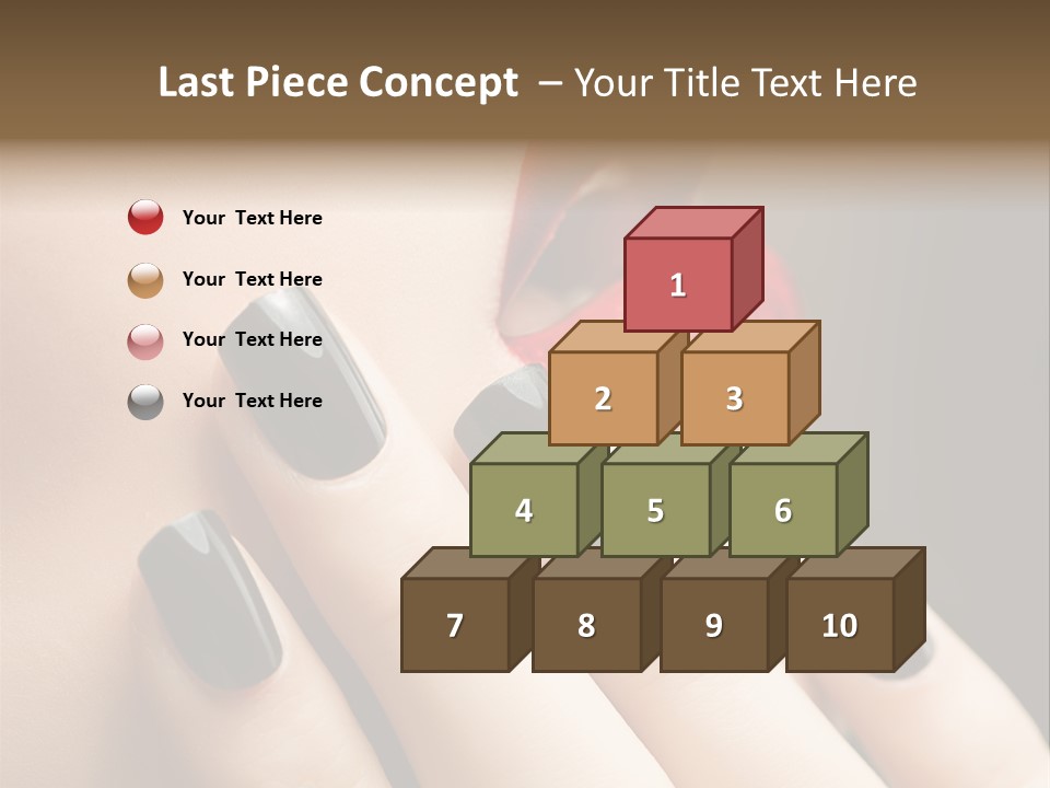 Glamour Bright Mouth PowerPoint Template