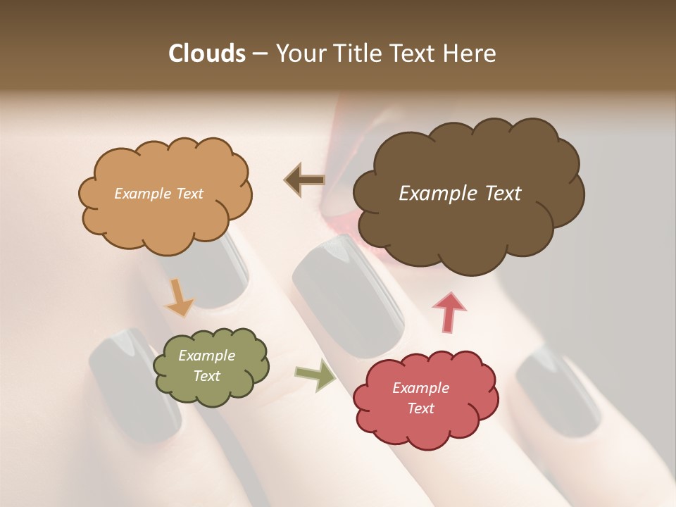 Glamour Bright Mouth PowerPoint Template