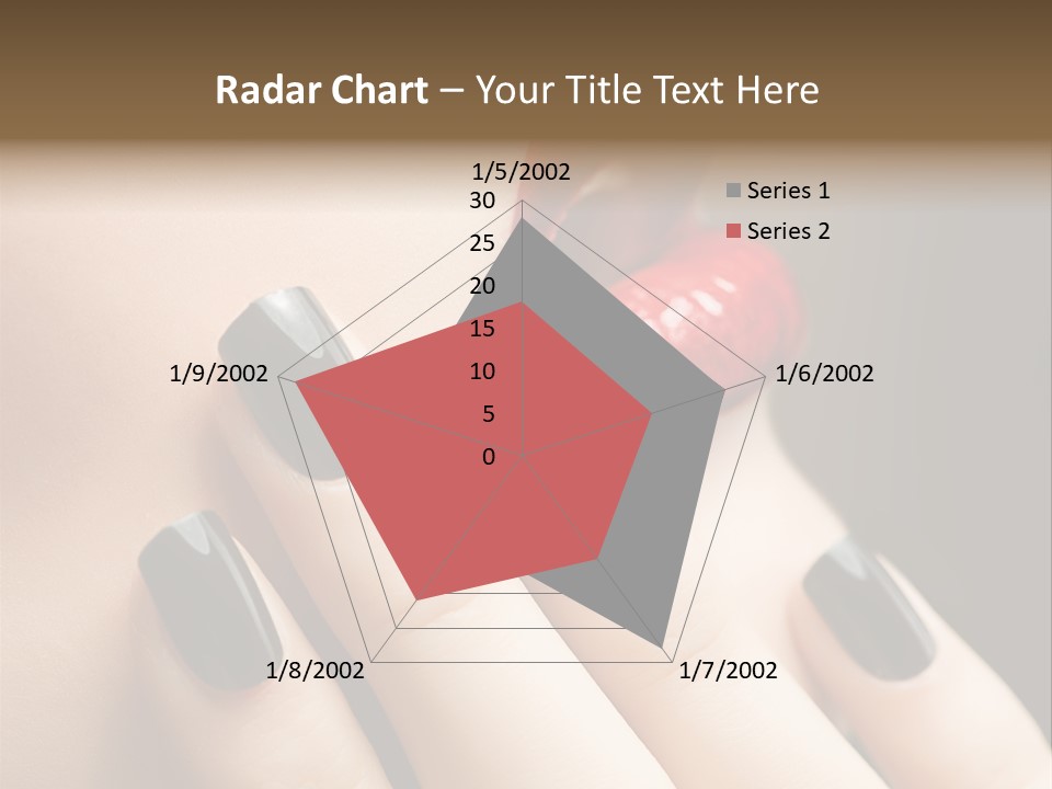 Glamour Bright Mouth PowerPoint Template