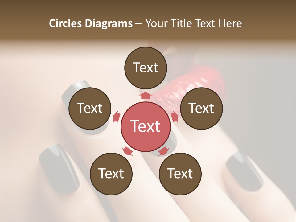 Glamour Bright Mouth PowerPoint Template