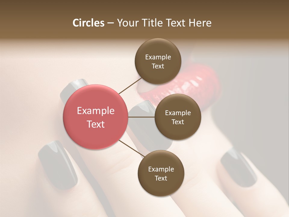 Glamour Bright Mouth PowerPoint Template