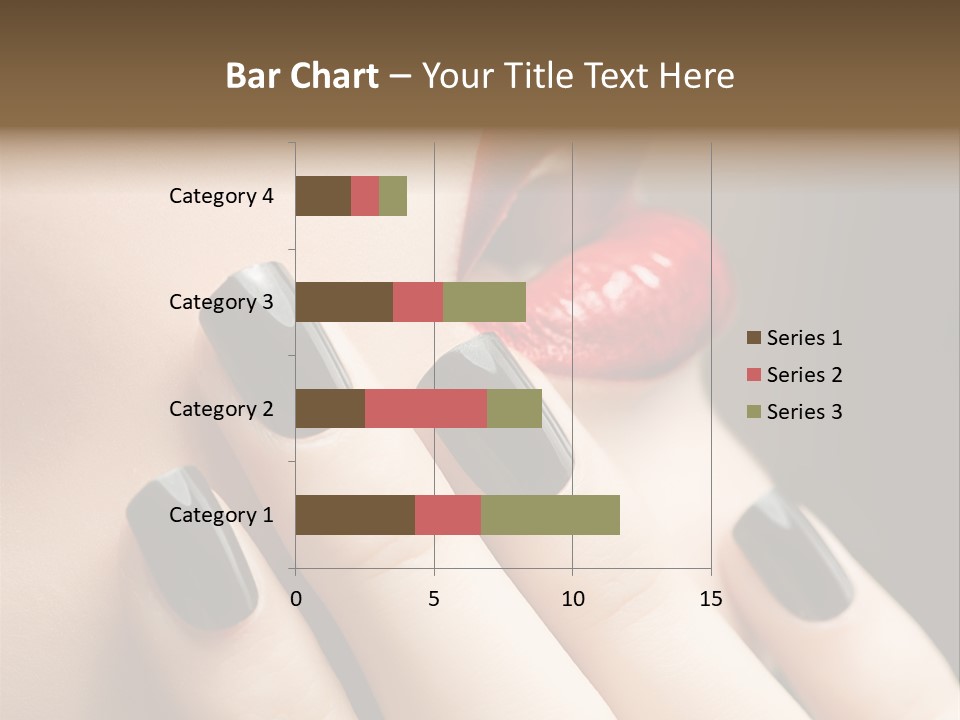 Glamour Bright Mouth PowerPoint Template