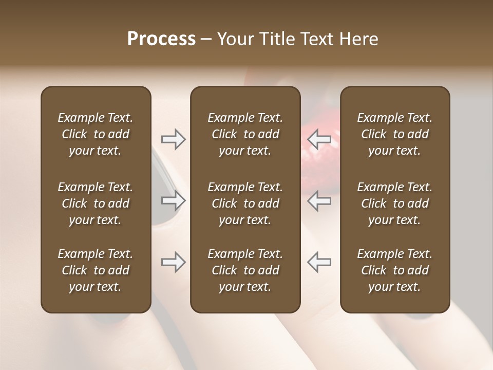 Glamour Bright Mouth PowerPoint Template