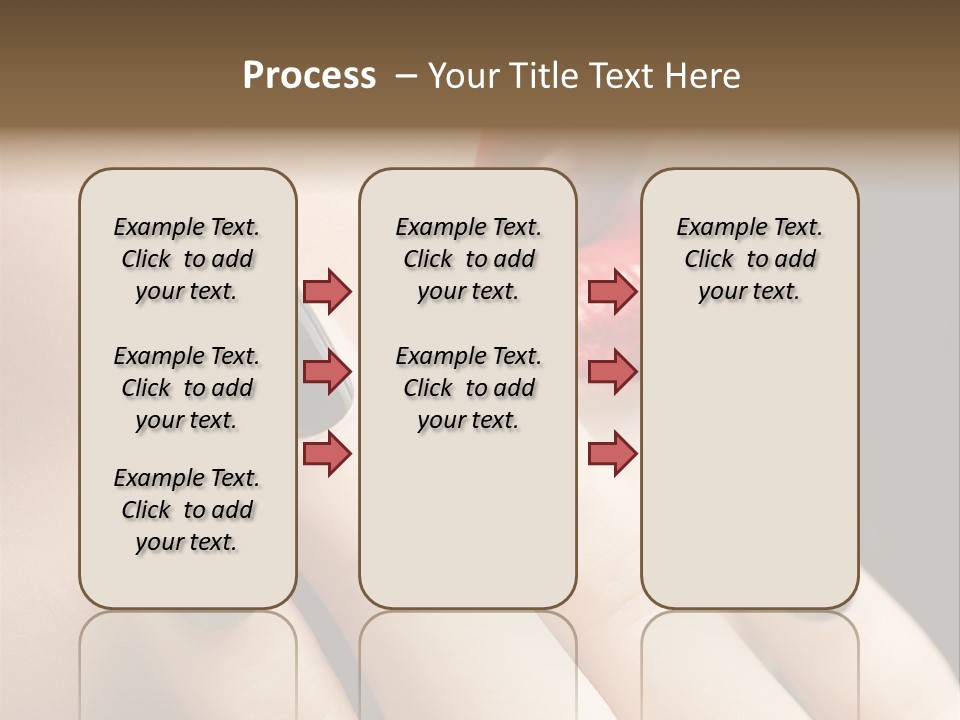 Glamour Bright Mouth PowerPoint Template